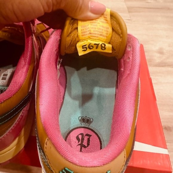 NIB Nike Parris Goebel x Dunk Low Playful Pink W 9 - Picture 6 of 8